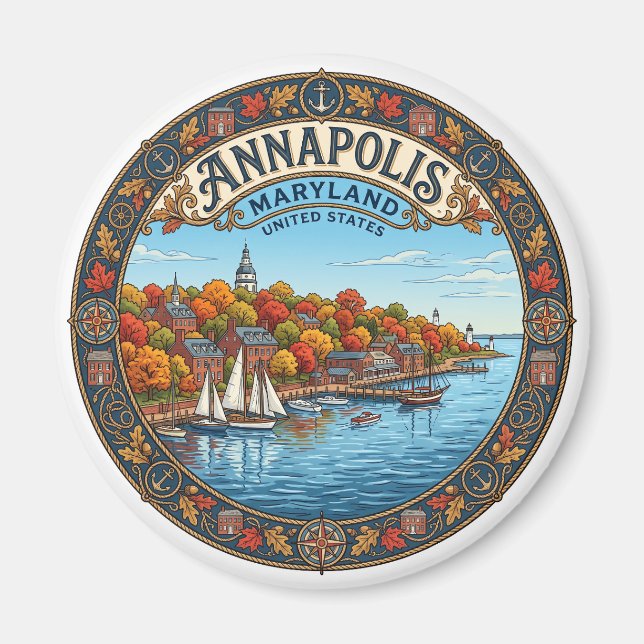 Annapolis Maryland Magnet (Framsidan)