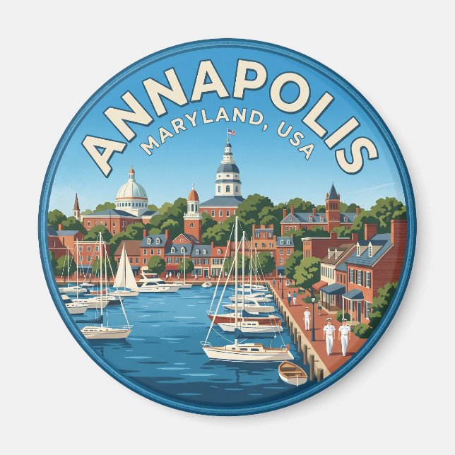 Annapolis Maryland Magnet (Framsidan)