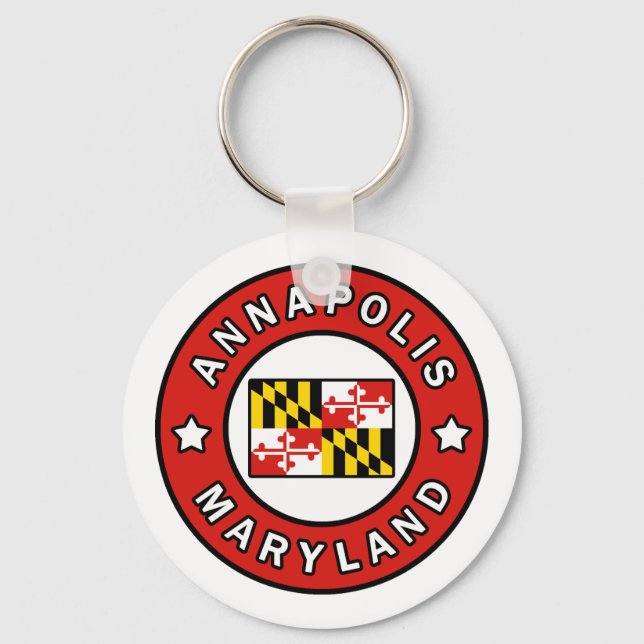 Annapolis Maryland Nyckelring (Framsida)