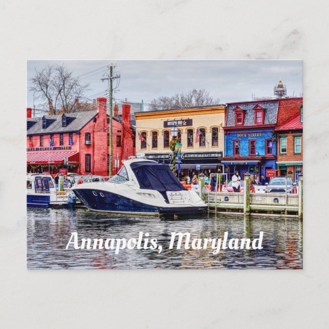 Annapolis Maryland Vykort (Framsida)
