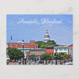 Annapolis, Maryland-vykort Vykort
