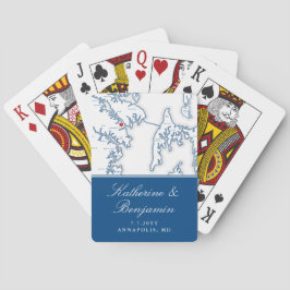 Annapolis MD Destination Wedding Favor Casinokort