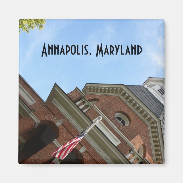 Annapolis, MD domstol magnet (Framsidan)