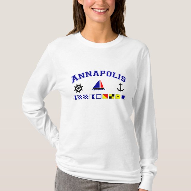Annapolis MD T-shirt (Framsida)