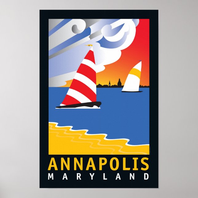 Annapolis, onsdag eftermiddag poster (Framsidan)