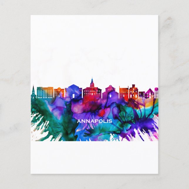 Annapolis Skyline Flygblad (Framsidan)