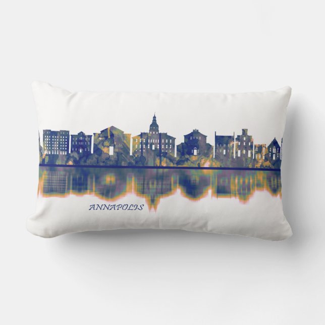Annapolis Skyline Lumbarkudde (Framsida)