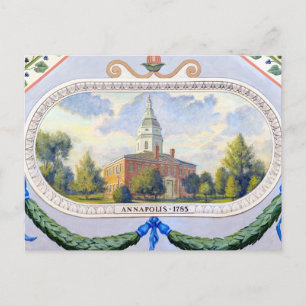 Annapolis State House Vykort