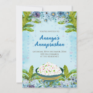 Annaprashan inbjudan & Digital risceremoni inbjuda