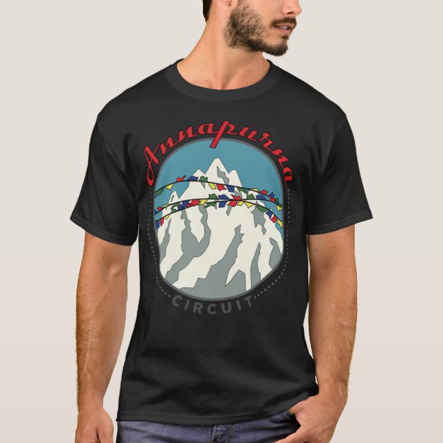 Annapurna Circuit Hiking (1) T Shirt (Framsida)