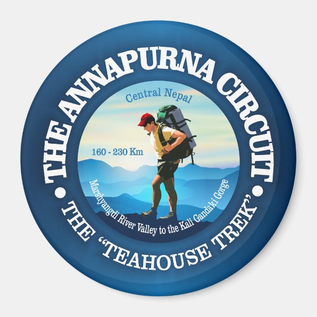 Annapurna Circuit Magnet (Framsidan)