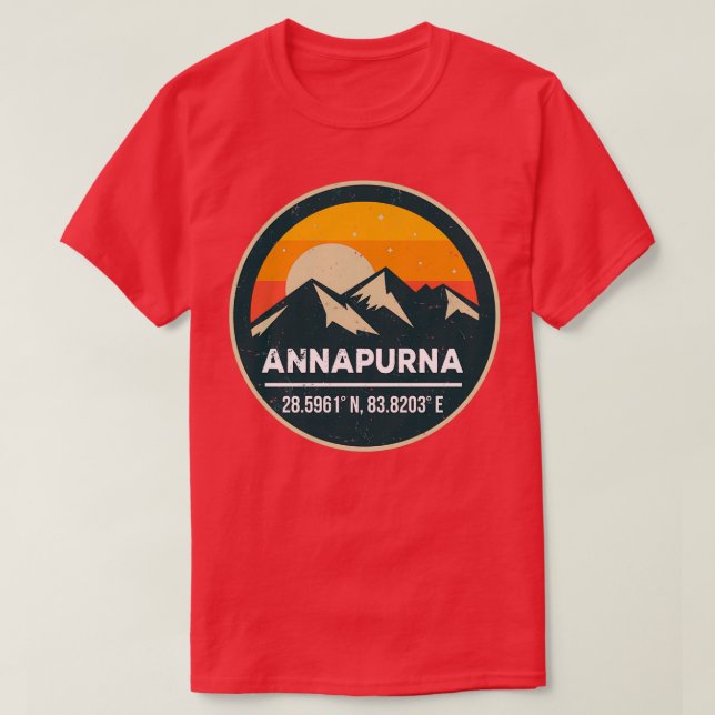 Annapurna National Park 1 T Shirt (Design framsida)
