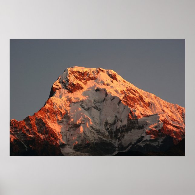 Annapurna South Sunrise 1 Poster (Framsidan)