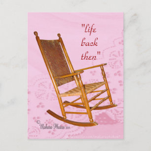 Anna's Antique Rocker- anpassa Vykort