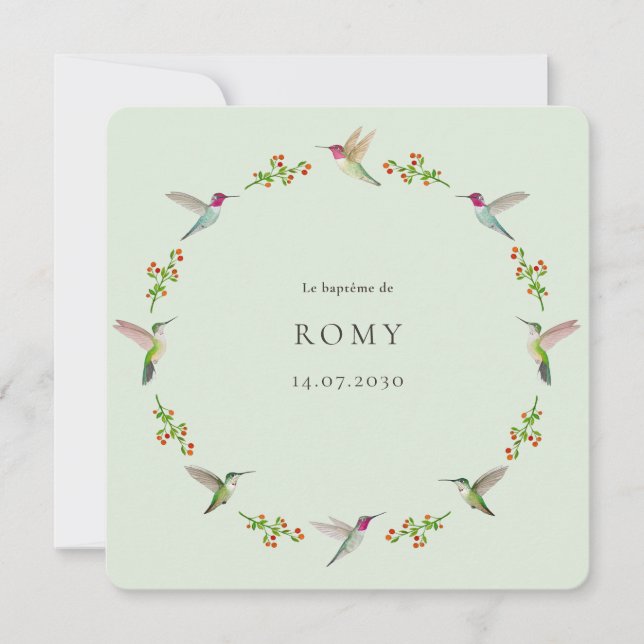 Anna's Hummingbird Baptism (Framsida)