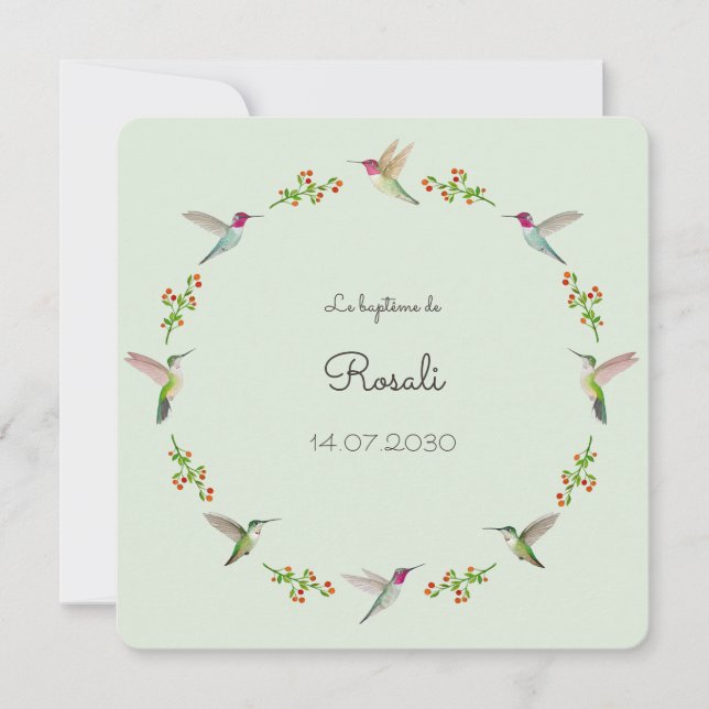 Anna's Hummingbird Baptism (Framsida)