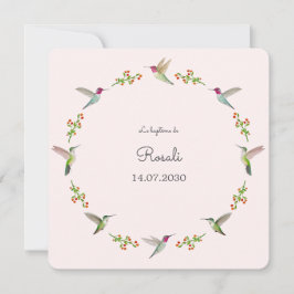 Anna's Hummingbird Baptism med foto