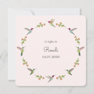 Anna's Hummingbird Baptism med foto