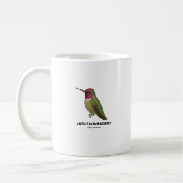 Anna's Hummingbird - Birds of California Mug Kaffemugg