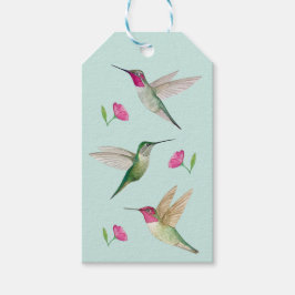 Anna's Hummingbird Gift Märkre Presentetikett