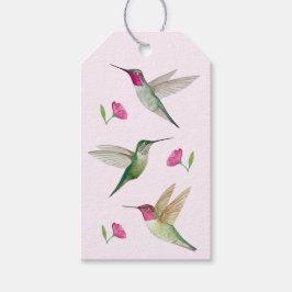Anna's Hummingbird Gift Märkre Presentetikett