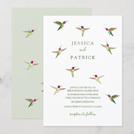 Anna's Hummingbird-inbjudan Inbjudningar