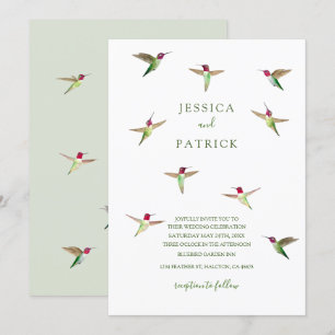 Anna's Hummingbird-inbjudan Inbjudningar