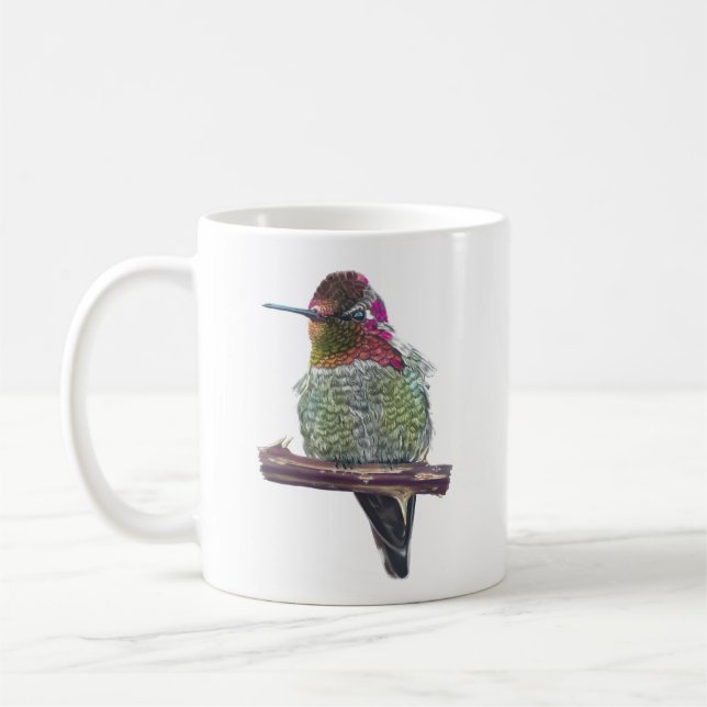 Anna's Hummingbird Kaffemugg (Vänster)