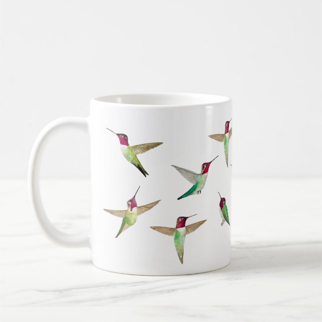Anna's Hummingbird Kaffemugg (Vänster)