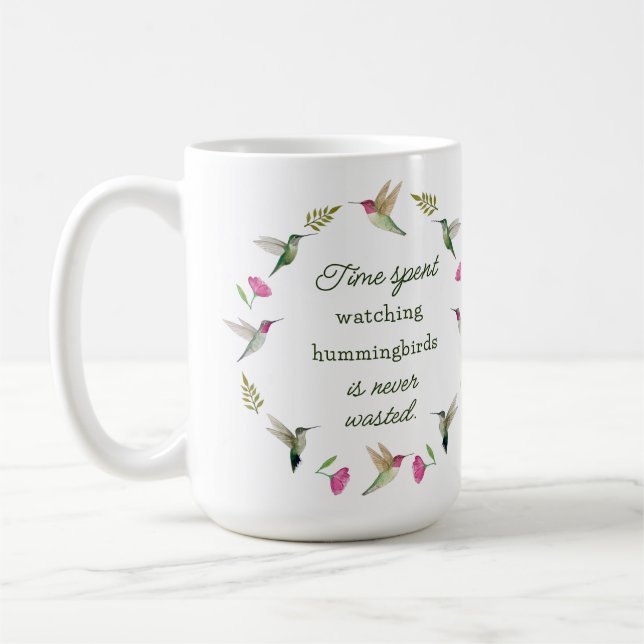 Anna's Hummingbird Kaffemugg (Vänster)