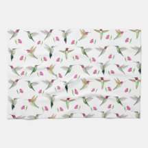 Anna's hummingbird kökshandduk