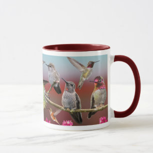 Anna's Hummingbird och Rufous Hummingbird Mugg