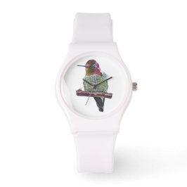 Anna's Hummingbird silicone, stoppad handvakt Armbandsur