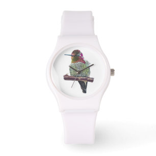 Anna's Hummingbird silicone, stoppad handvakt Armbandsur