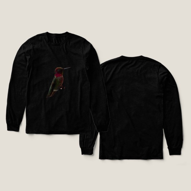 Anna's Hummingbird T Shirt (Design framsida och baksida)