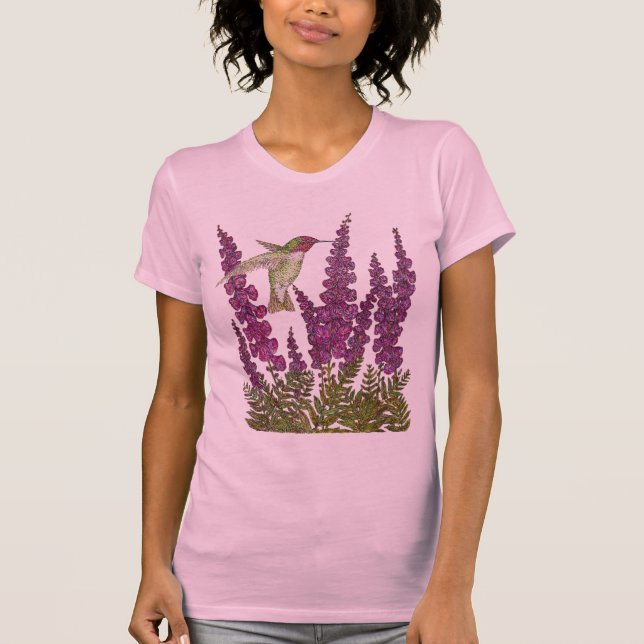 Anna's Hummingbird Tee Shirt (Framsida)