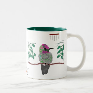 Annas Hummingbird Två-Tonad Mugg