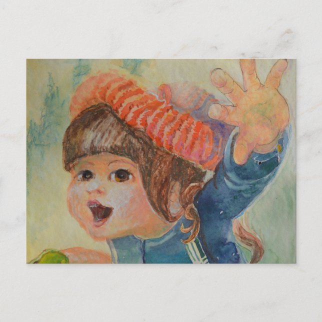 Anna's Robin 3 Vykort (Framsida)