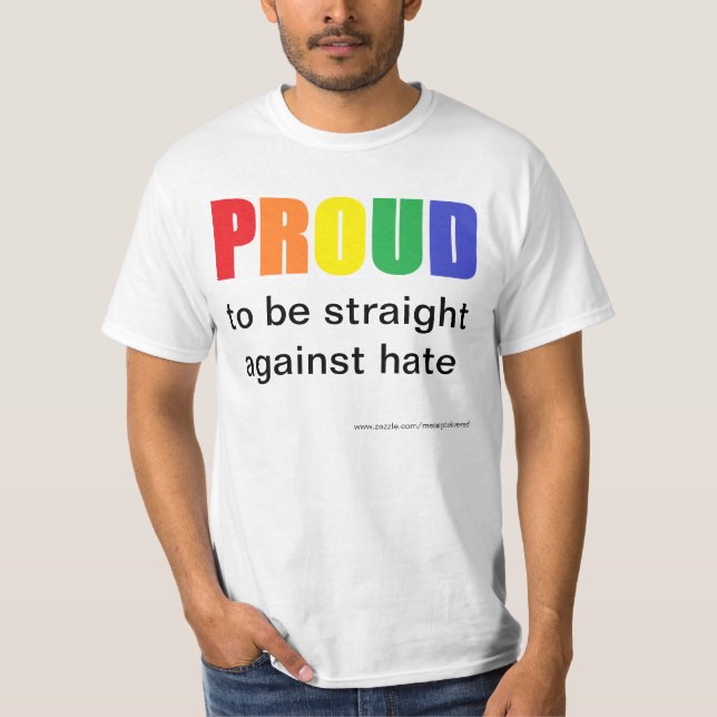Annat prideskjorta (den original- versionen) tee shirt (Framsida)