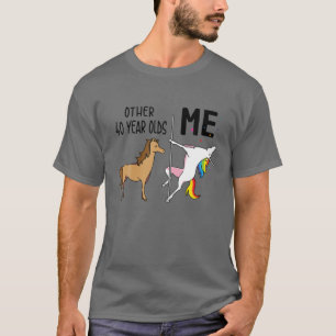 Annat Unicorn 40-årsjubileum och jag ger dig av T Shirt