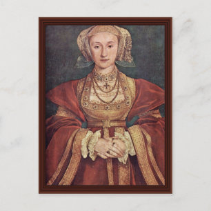 Anne av Cleves. Hans Holbein The Younger Vykort