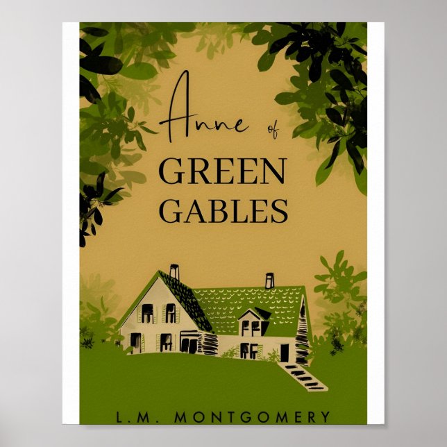 Anne av Grönt Gables Barns Poster (Framsidan)