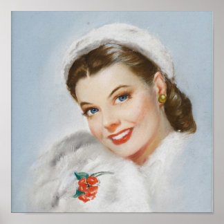 Anne Baxter Cosmopolitan Magazine Omslagsporträtt Poster