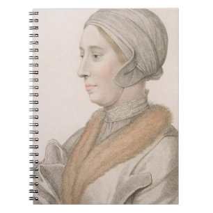 Anne Boleyn (1507-36) som inristas av Francesco Anteckningsbok Med Spiral