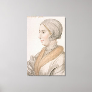 Anne Boleyn (1507-36) som inristas av Francesco Canvastryck