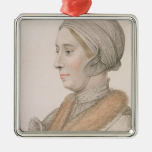 Anne Boleyn (1507-36) som inristas av Francesco Julgransprydnad Metall