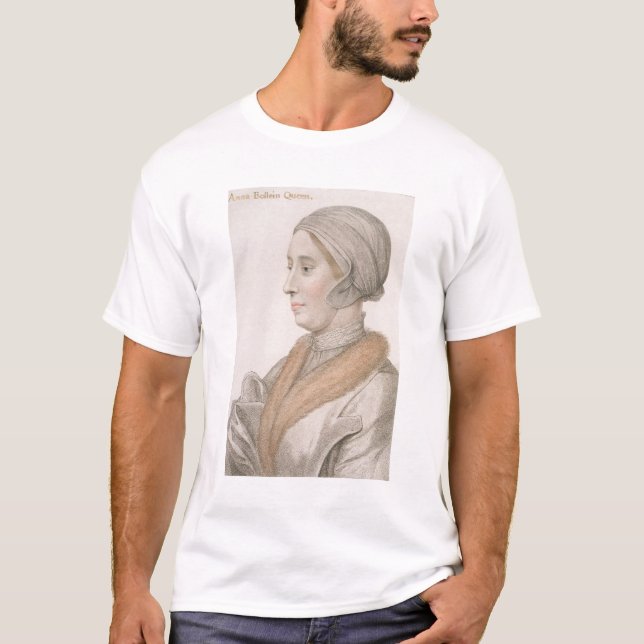 Anne Boleyn (1507-36) som inristas av Francesco T-shirt (Framsida)
