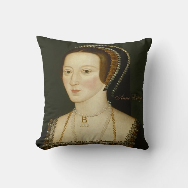 Anne Boleyn 2nd fru av Henry VIII Kudde (Framsida)