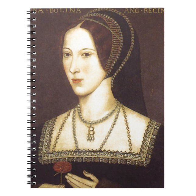 Anne Boleyn Anteckningsbok Med Spiral (Framsidan)