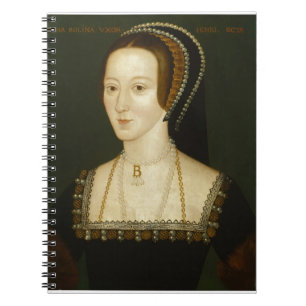 Anne Boleyn Anteckningsbok Med Spiral